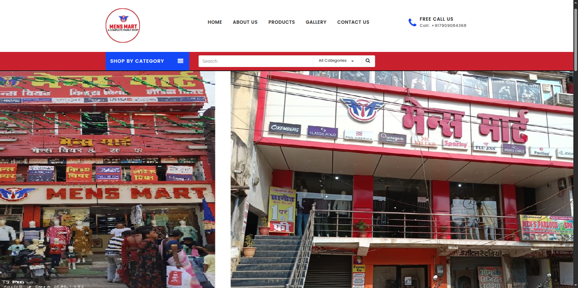 MensMart Ecommerce Website